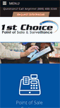 Mobile Screenshot of 1stchoicepointofsale.com