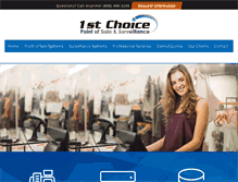 Tablet Screenshot of 1stchoicepointofsale.com